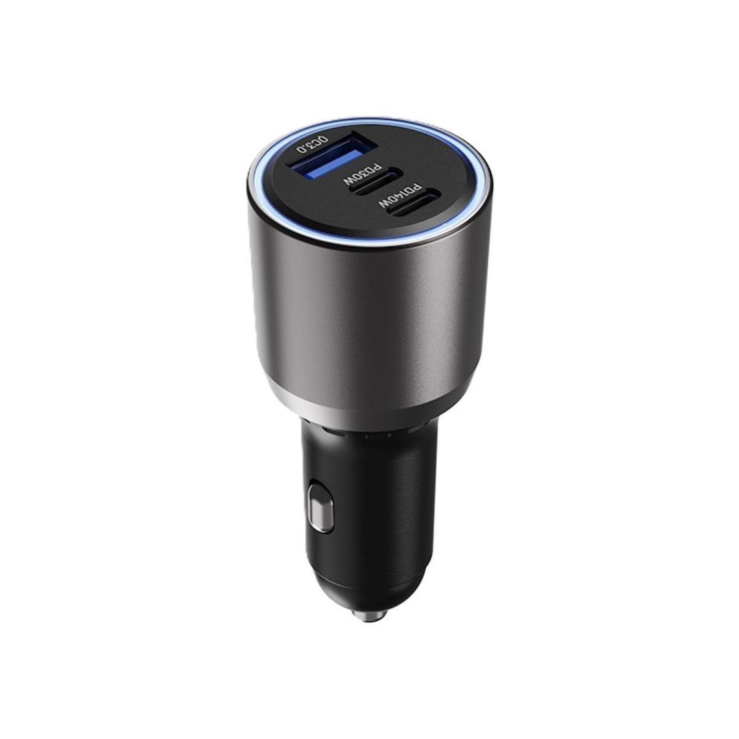 Klip Xtreme Cargador de Auto PowerCar KCC-140 140 USB-C y USB-A 140W-2