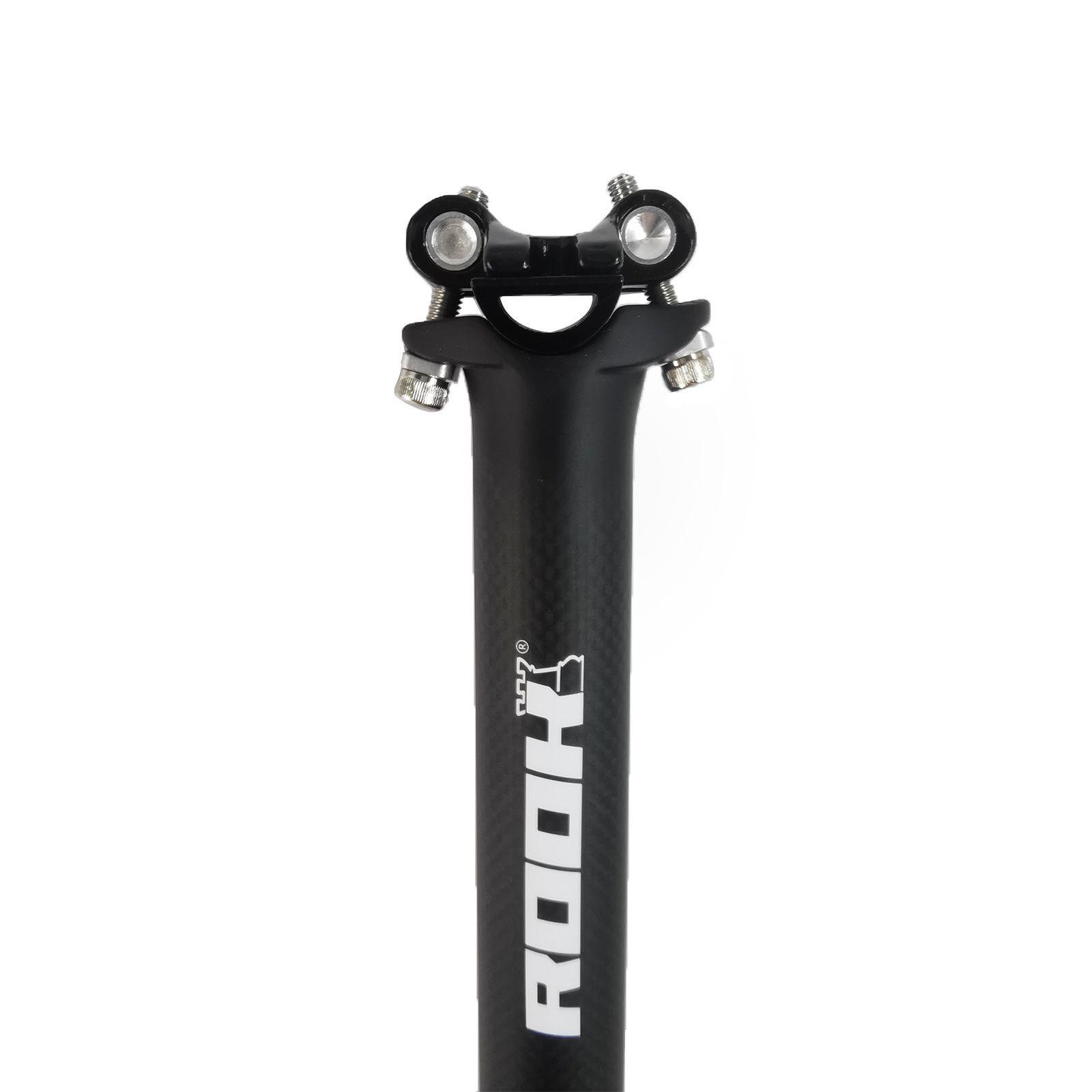 Tubo de sillín Rook Fibra de carbono 40 cm Φ31.8-2