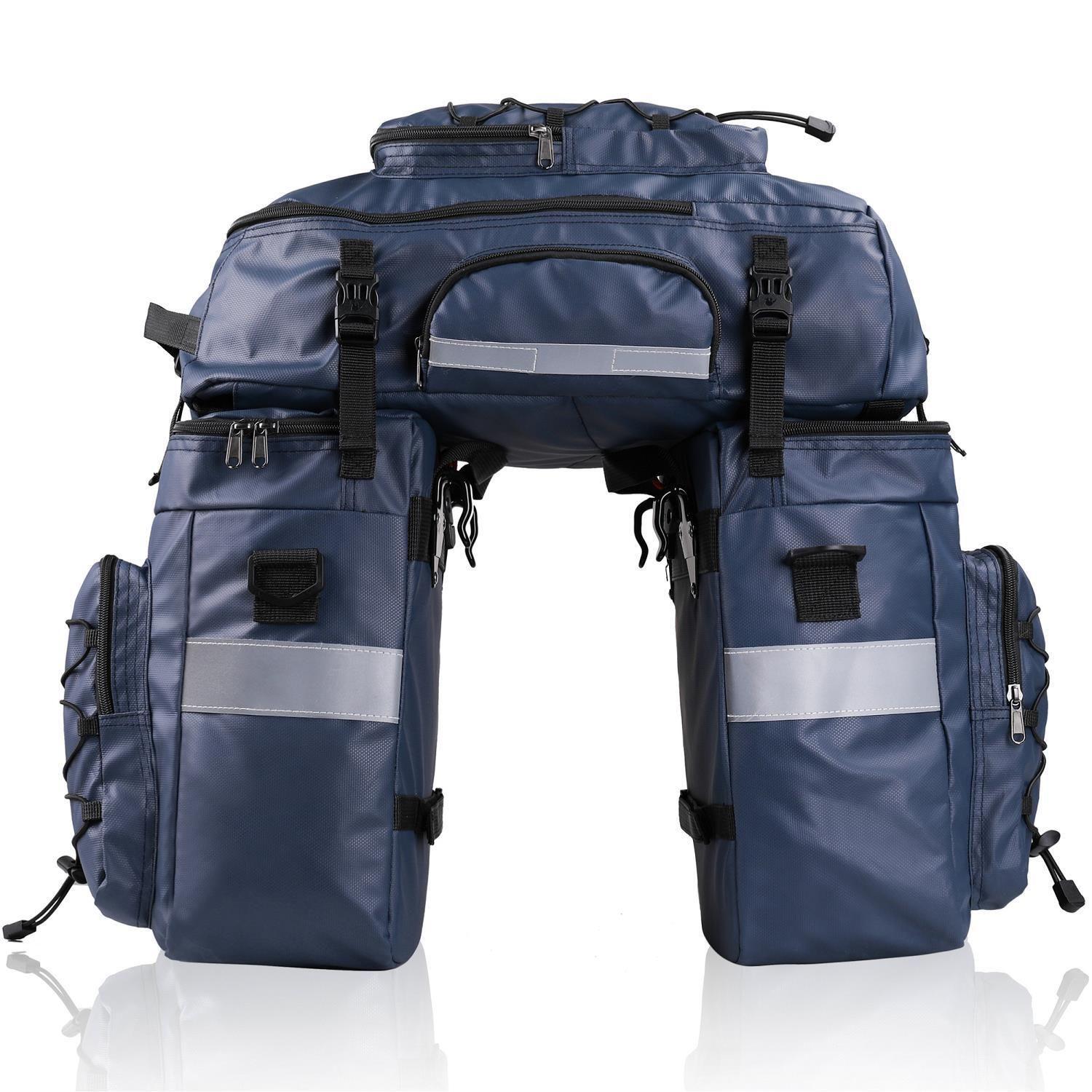 Set Alforjas 3 en 1 65L Azul-1