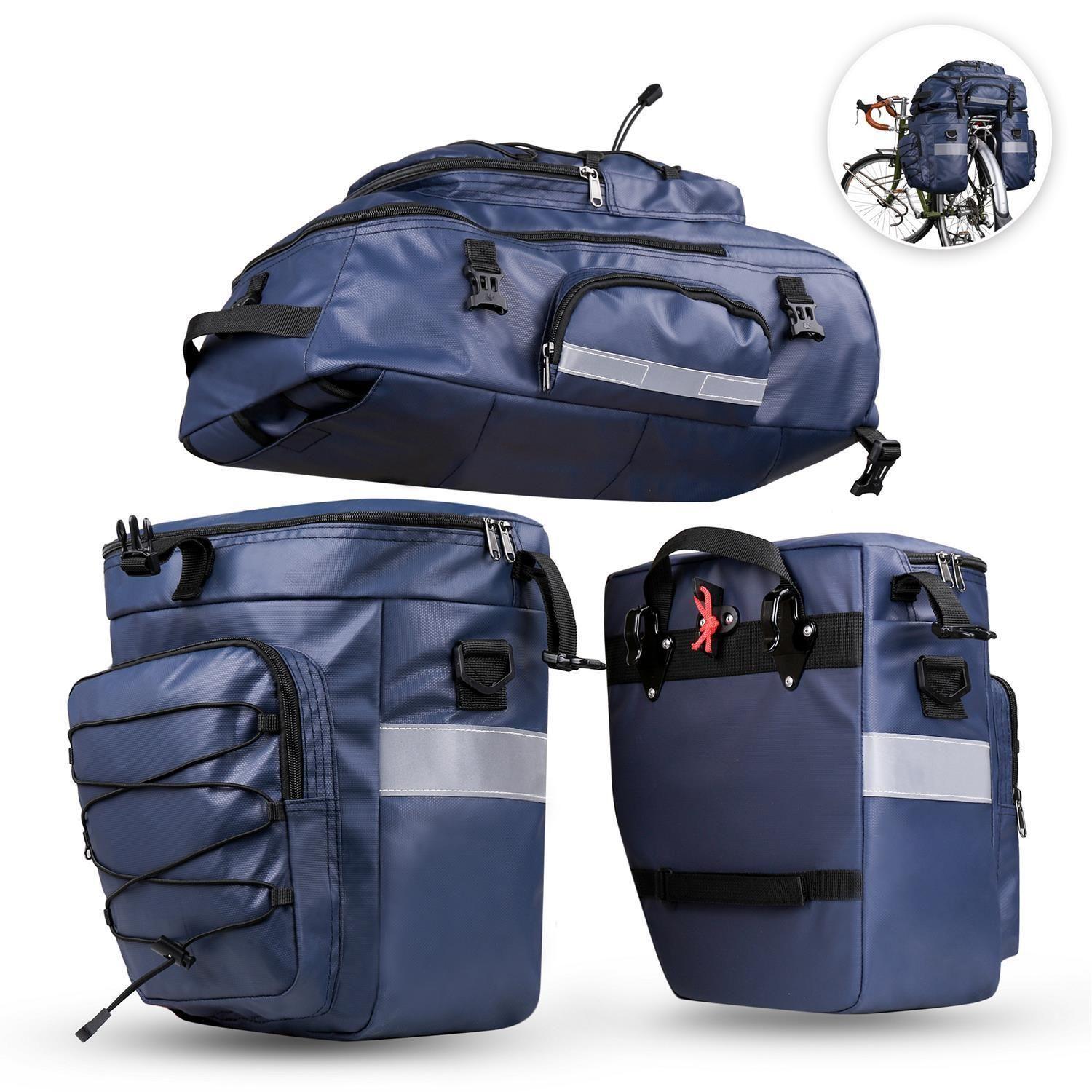 Set Alforjas 3 en 1 65L Azul-2