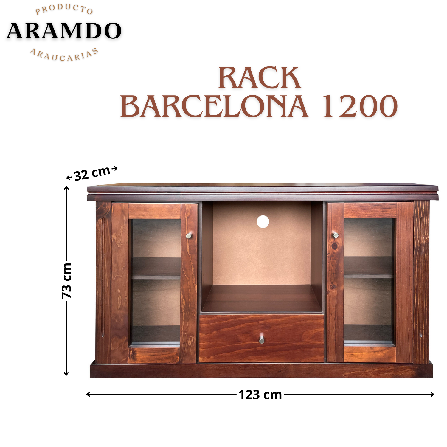 Rack de TV 1200 Barcelona-1