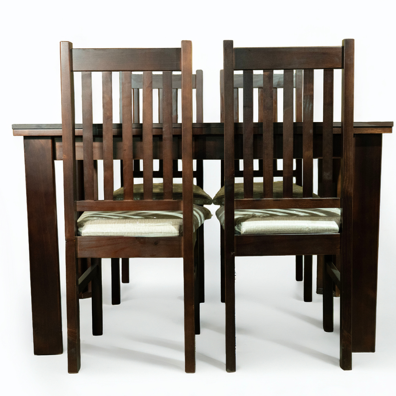 Juego de Comedor Praga 4 Sillas Mesa Rectangular-3