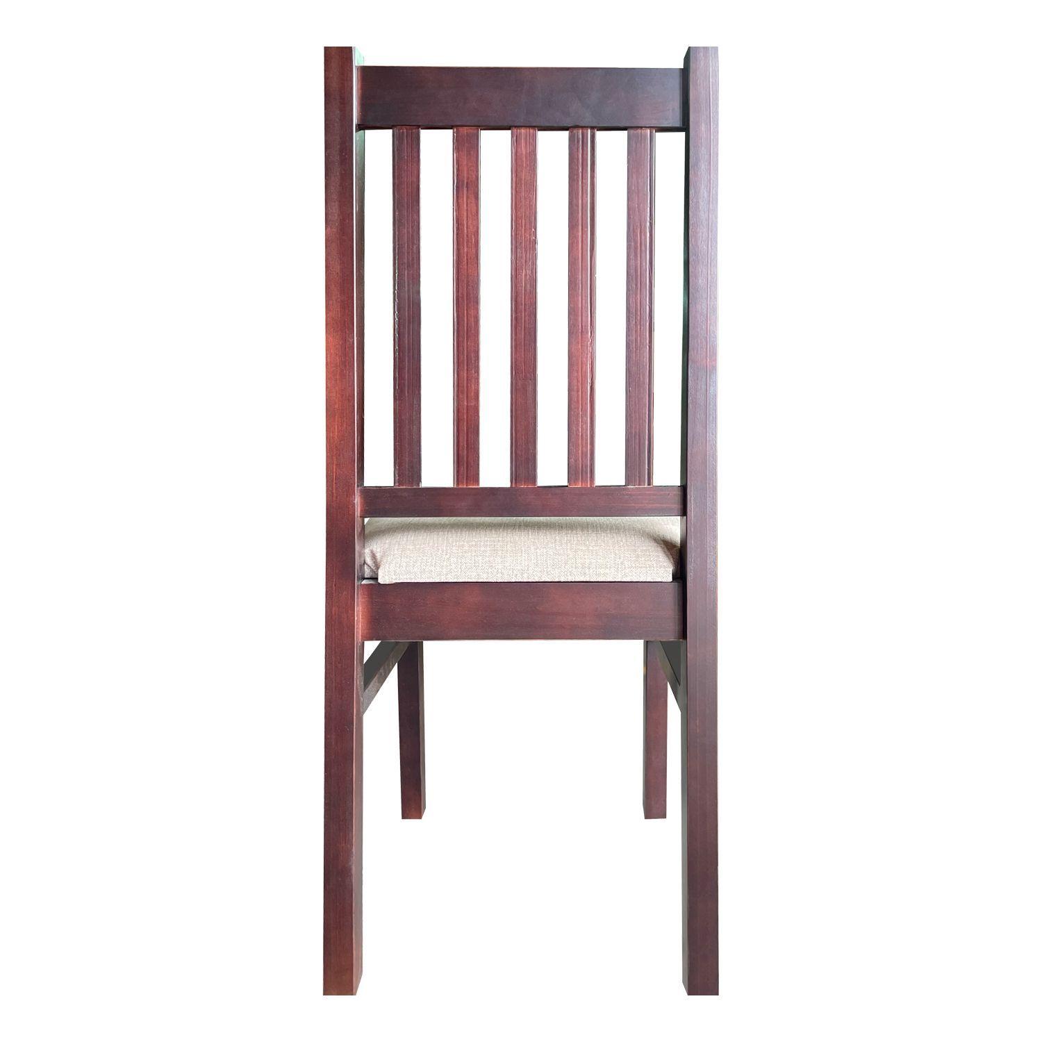 Juego de Comedor Praga 4 Sillas Mesa Rectangular-5