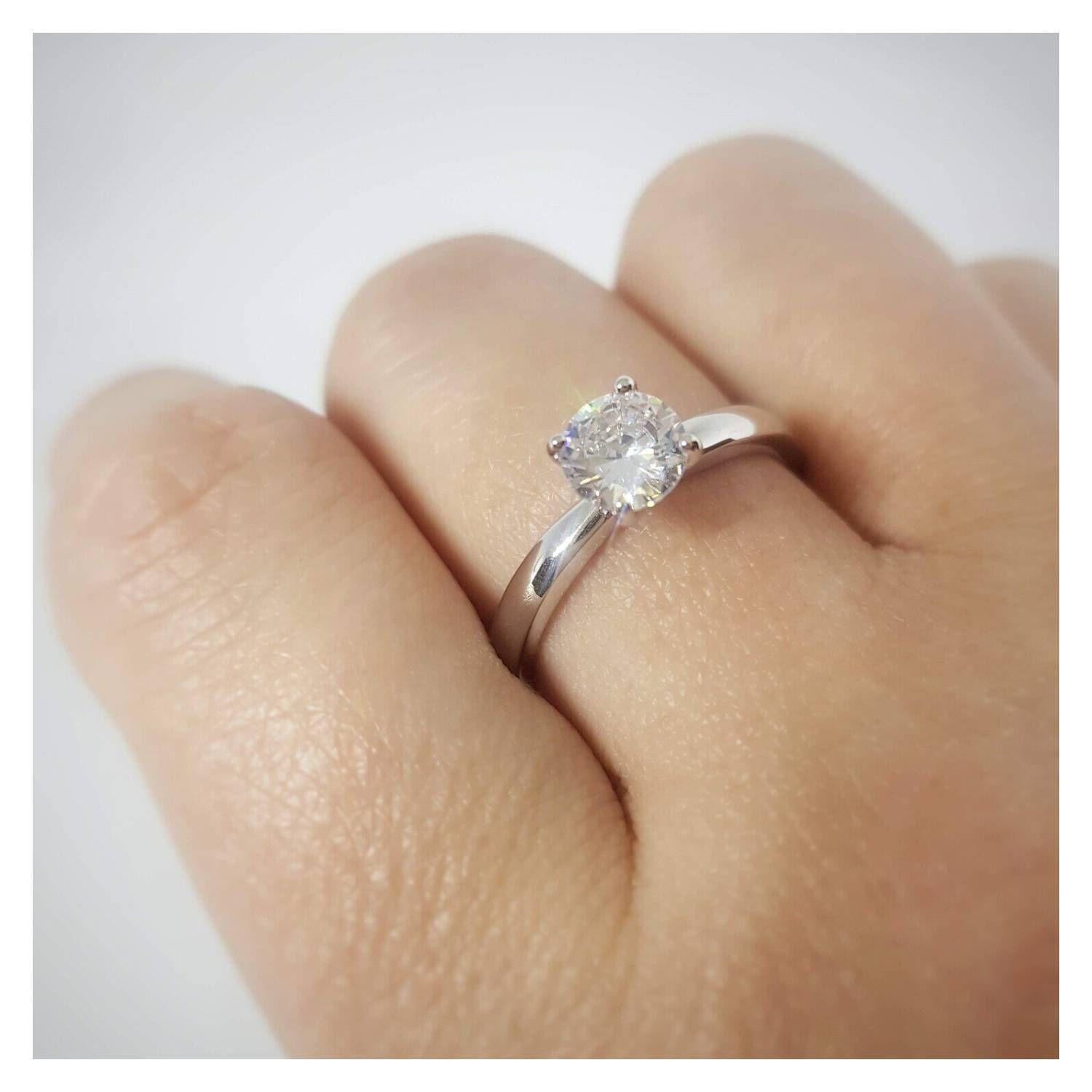 Anillo Clásico - Plata 925 Circonio - Talla 16-4