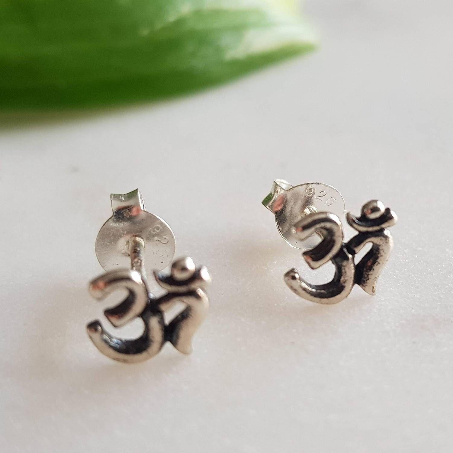 Aros Símbolo OM - Plata 925-1
