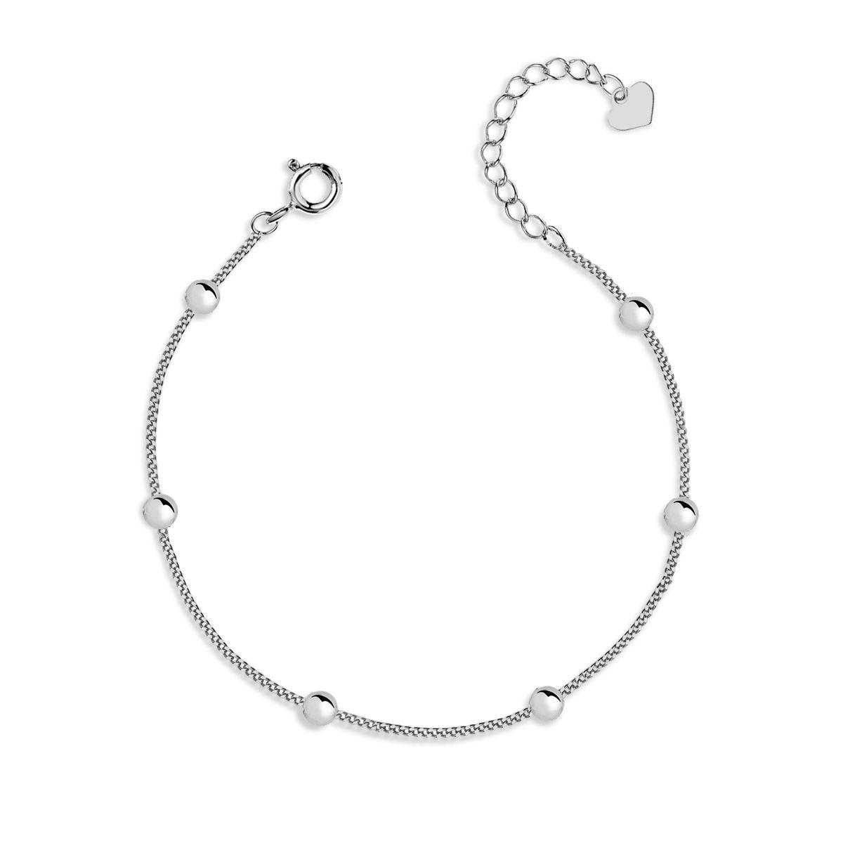 Pulsera Pelotitas -  Plata 925-0