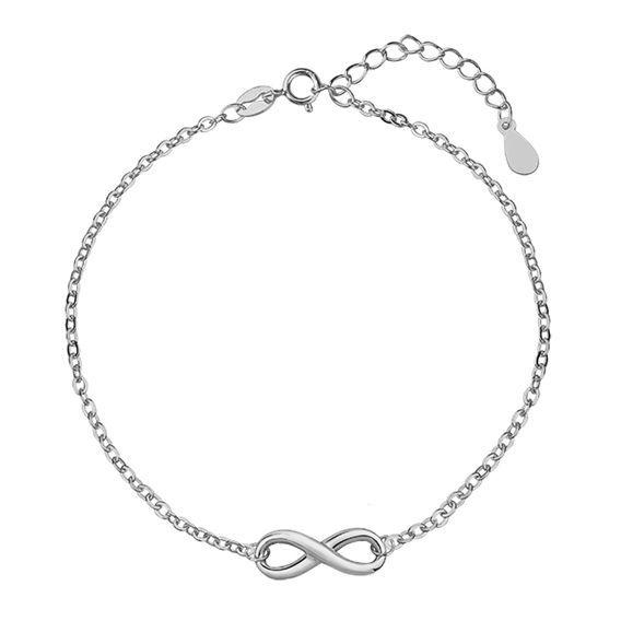 Pulsera Símbolo de Infinito - Plata 925-0