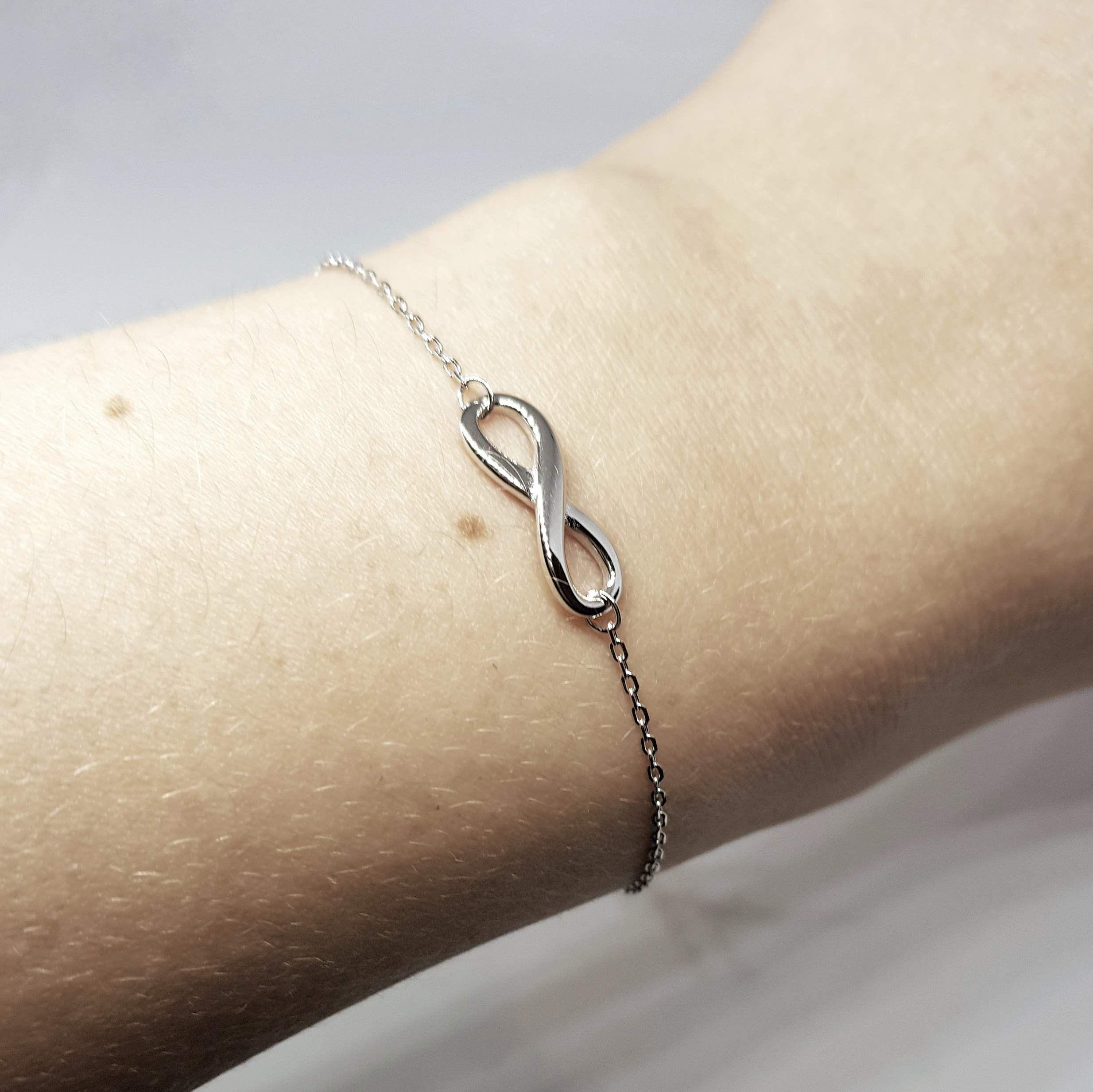 Pulsera Símbolo de Infinito - Plata 925-1