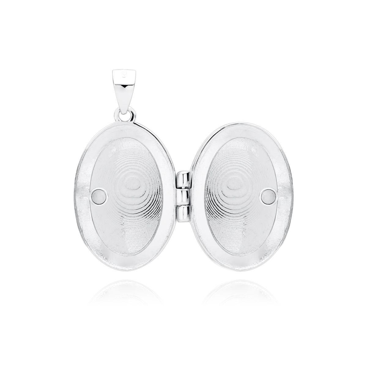 Relicario Oval - Plata 925-3