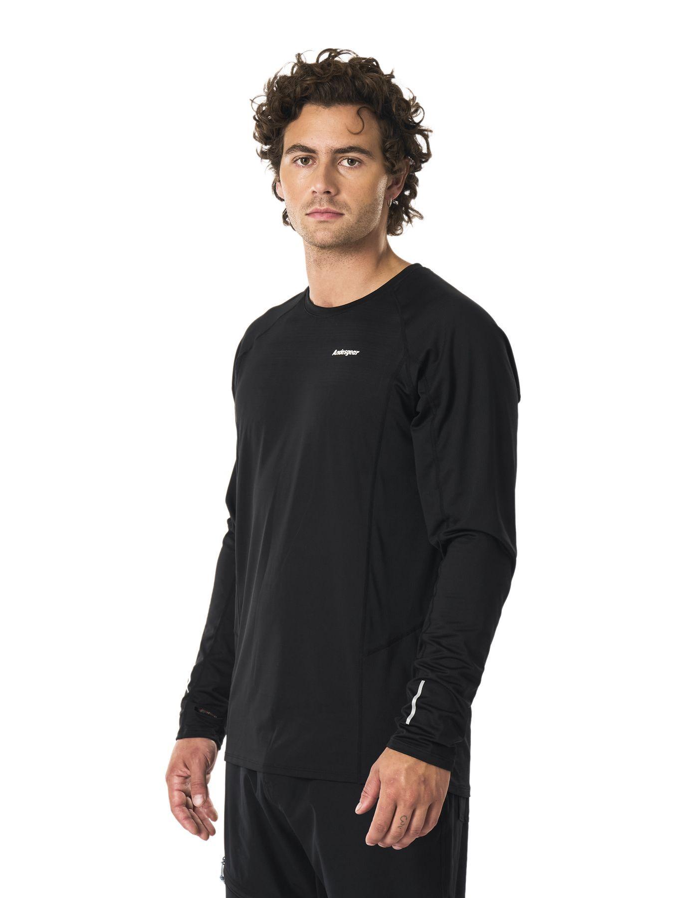 Polera Andesgear Hombre Vizcachas Negro I26-1
