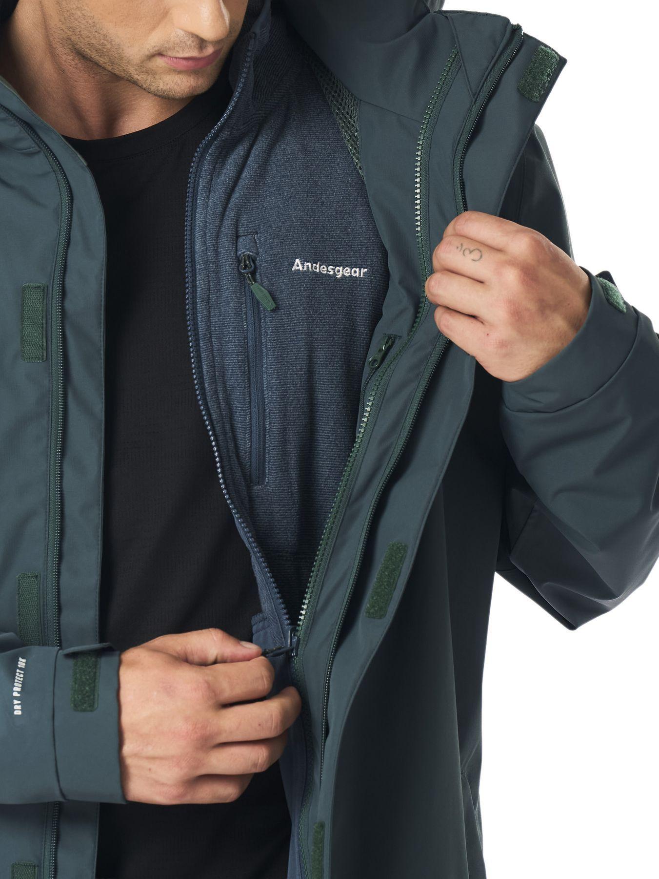 Chaquetas Andesgear Hombre Cochamo Verde-7