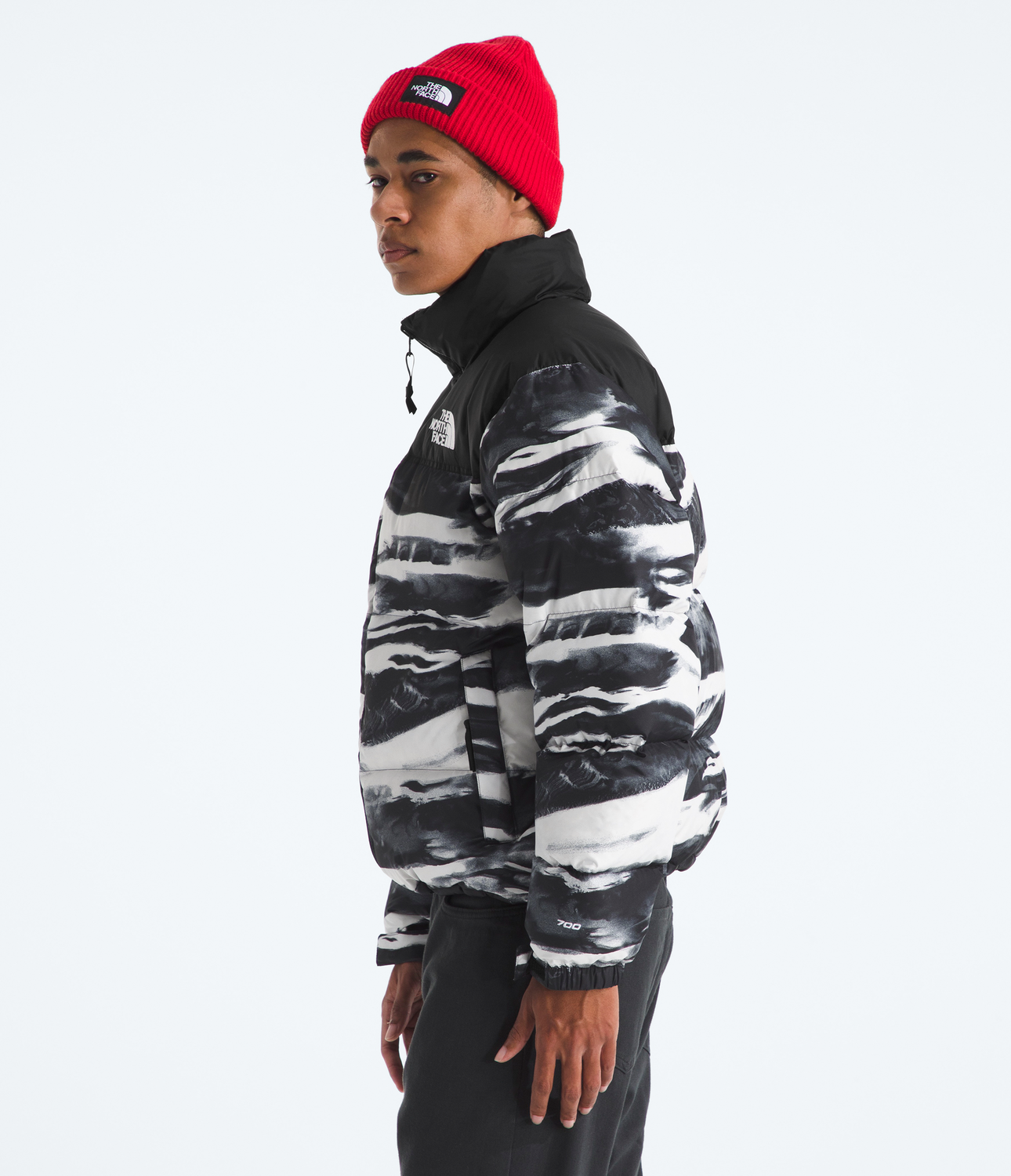 Chaqueta 1996 Retro Nuptse Jacket -Print Hombre Negro-3