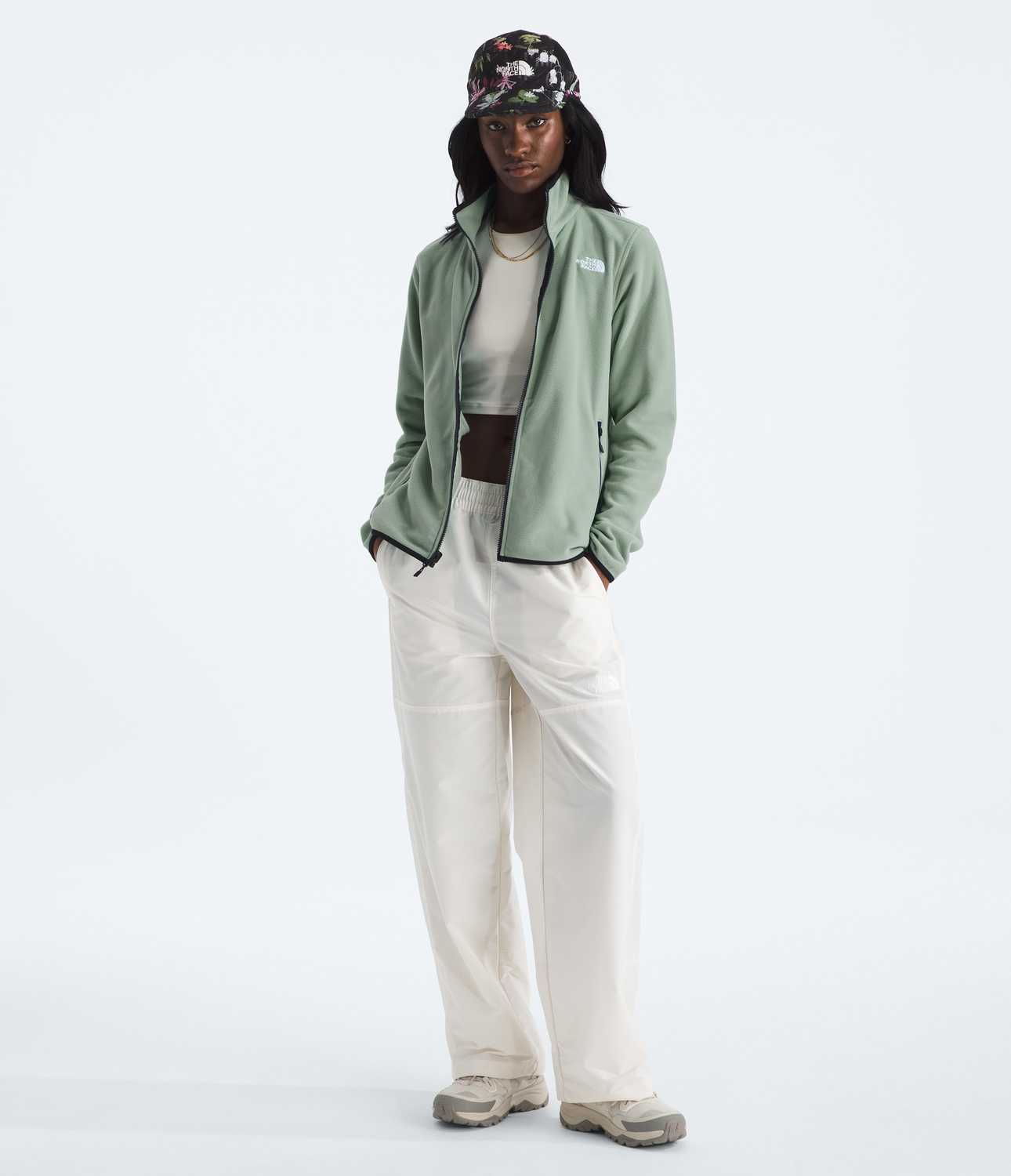 Polar Glacier Fleece Jacket Mujer Verde Claro-4