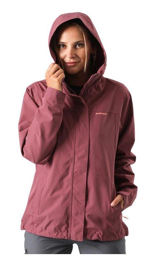 Chaqueta Andesgear Mujer Impermeable Pumalin Burdeo-0