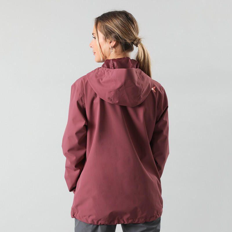 Chaqueta Andesgear Mujer Impermeable Pumalin Burdeo-1