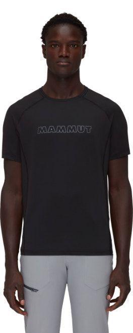 Polera Mammut Hombre Selun Fl T-Shirt Logo Negro-0
