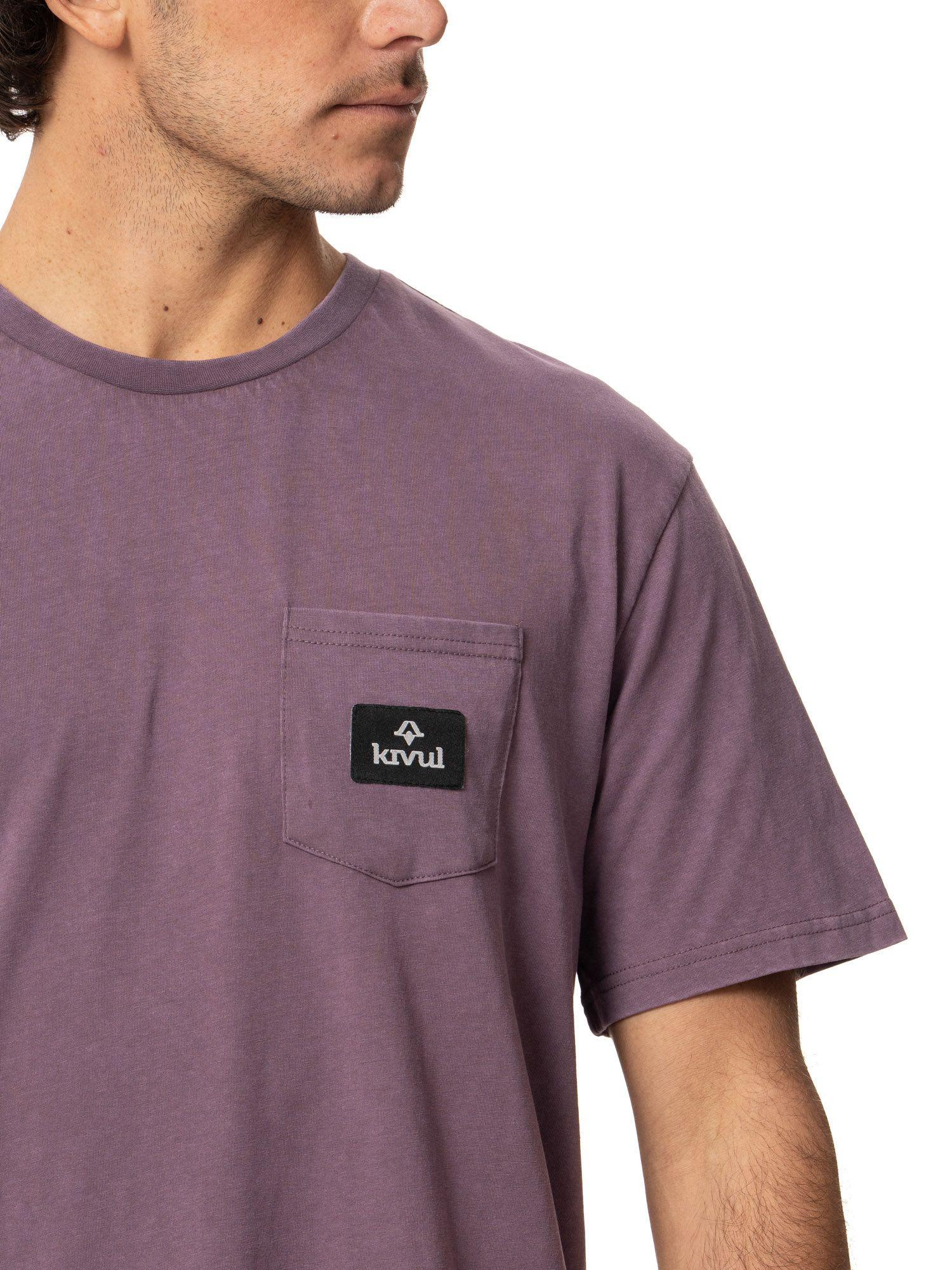 Polera Kivül Hombre Pocket Morado-3