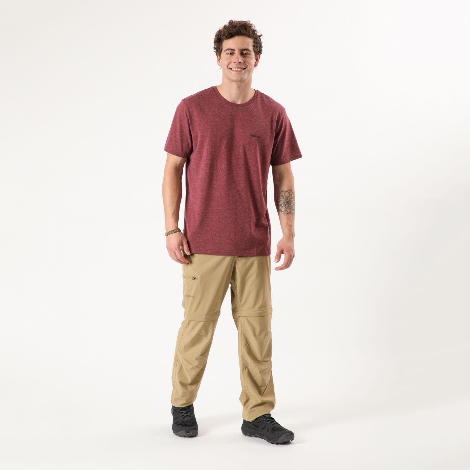 Polera Marmot Hombre Chest Logo Tee Rojo-2