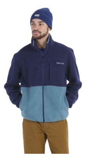 Polar Marmot Hombre Aros Fleece Jacket Azul Azul-0