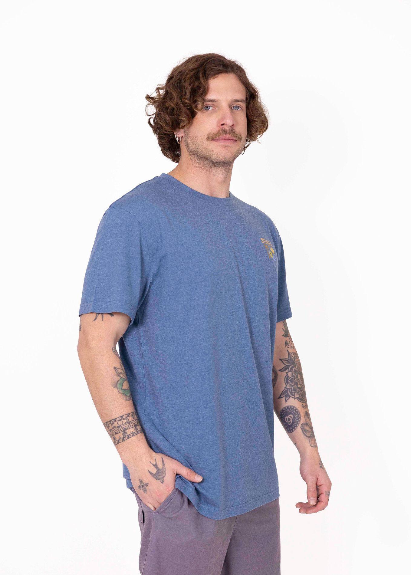 Polera Tropical Stoked V26 Hombre Azul-2