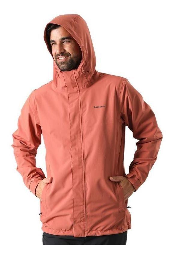 Chaqueta Andesgear Hombre Impermeable Pumalin Coral Coral-0