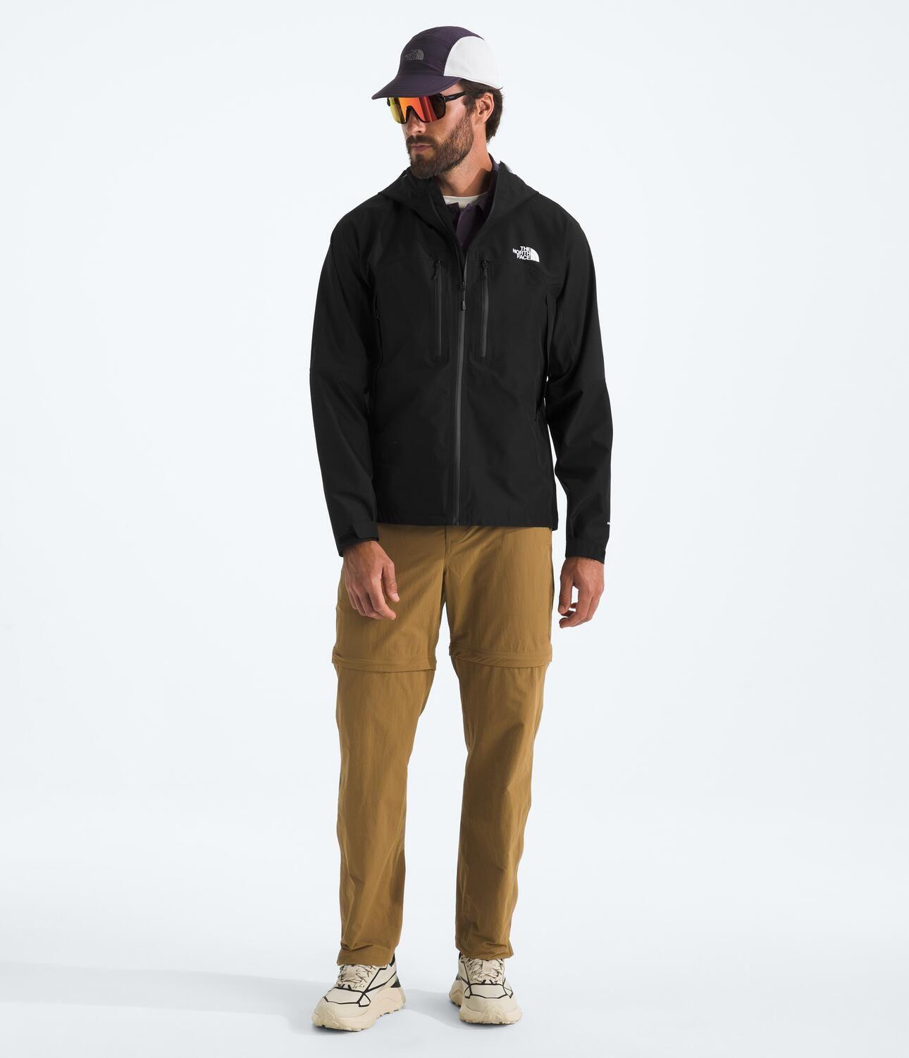 Chaqueta Impermeable Valley View Hombre Negro-1