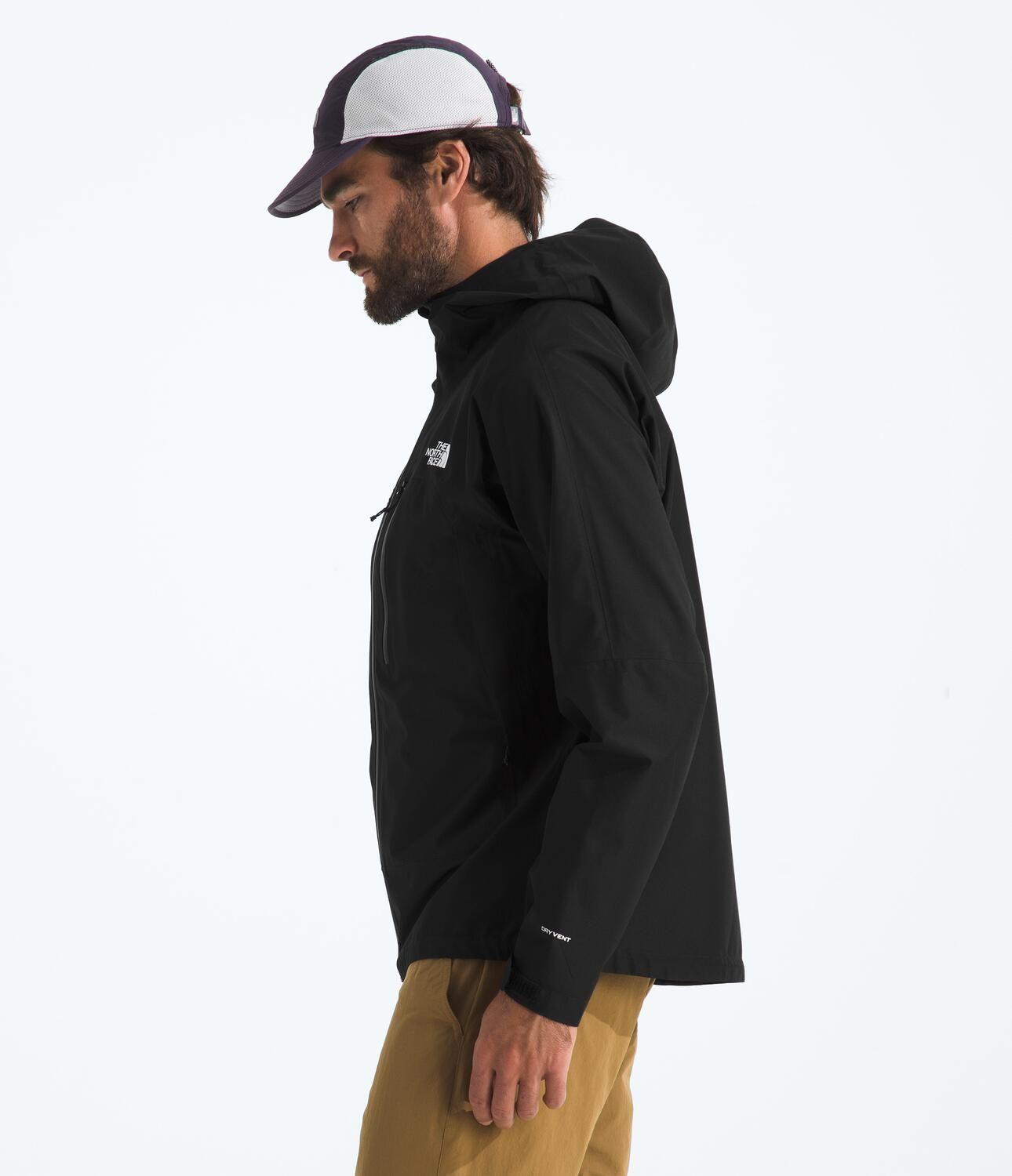 Chaqueta Impermeable Valley View Hombre Negro-3