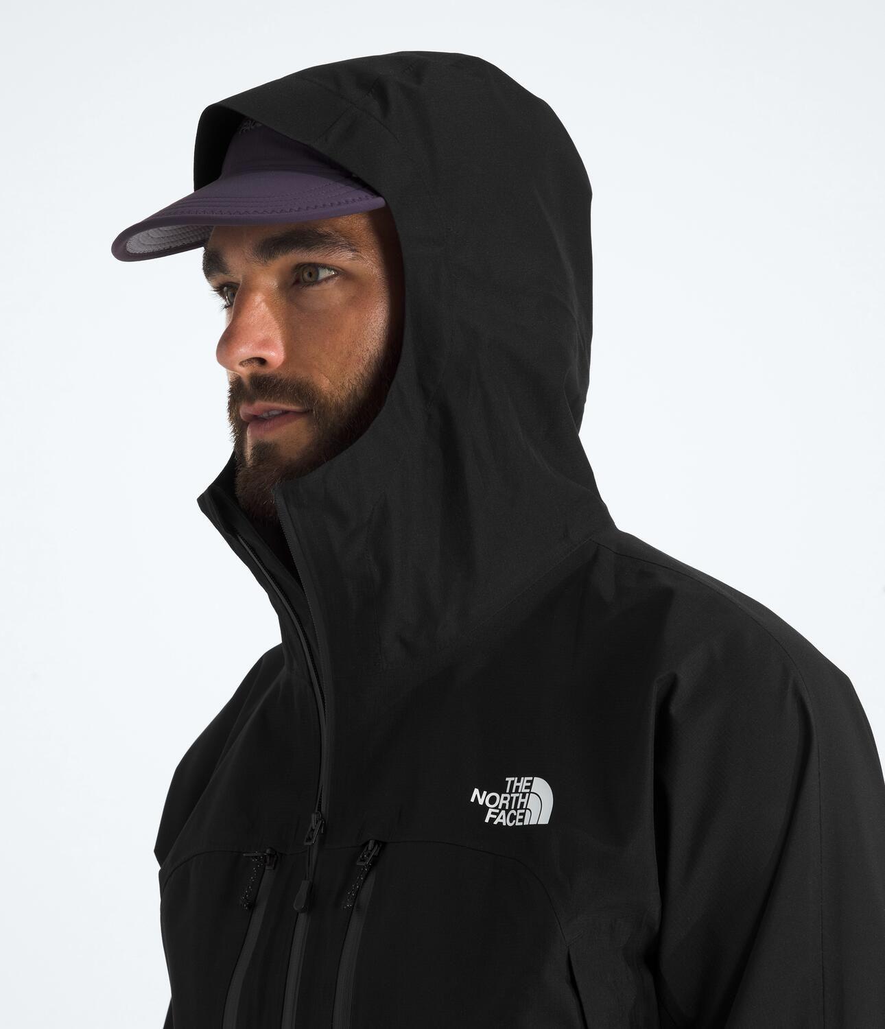 Chaqueta Impermeable Valley View Hombre Negro-5