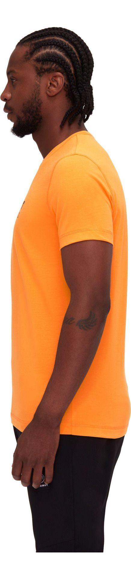 Polera Mammut Hombre Core T-shirt Logo Naranjo-2