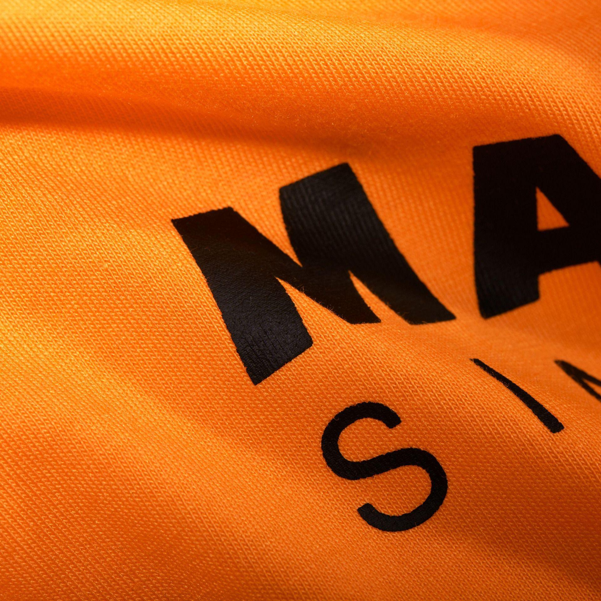 Polera Mammut Hombre Core T-shirt Logo Naranjo-4