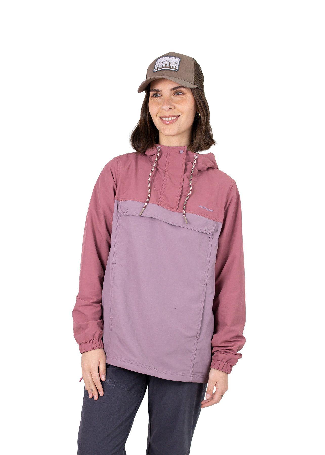 Cortaviento Andesgear Mujer Farellones Violeta-0