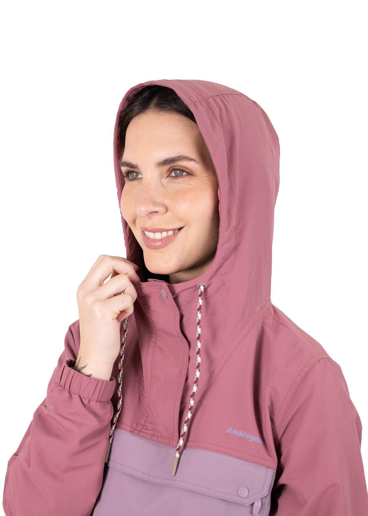 Cortaviento Andesgear Mujer Farellones Violeta-4