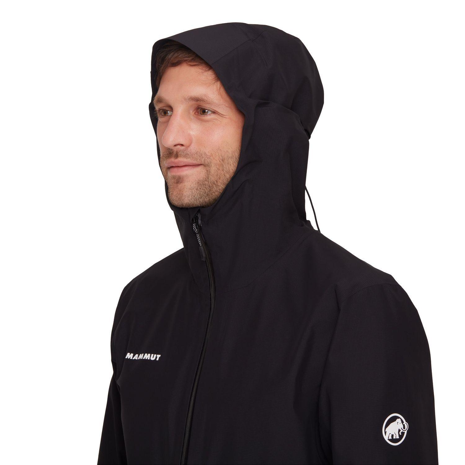 Chaqueta Mammut Hombre Alto Light Hs Hooded Negro-3