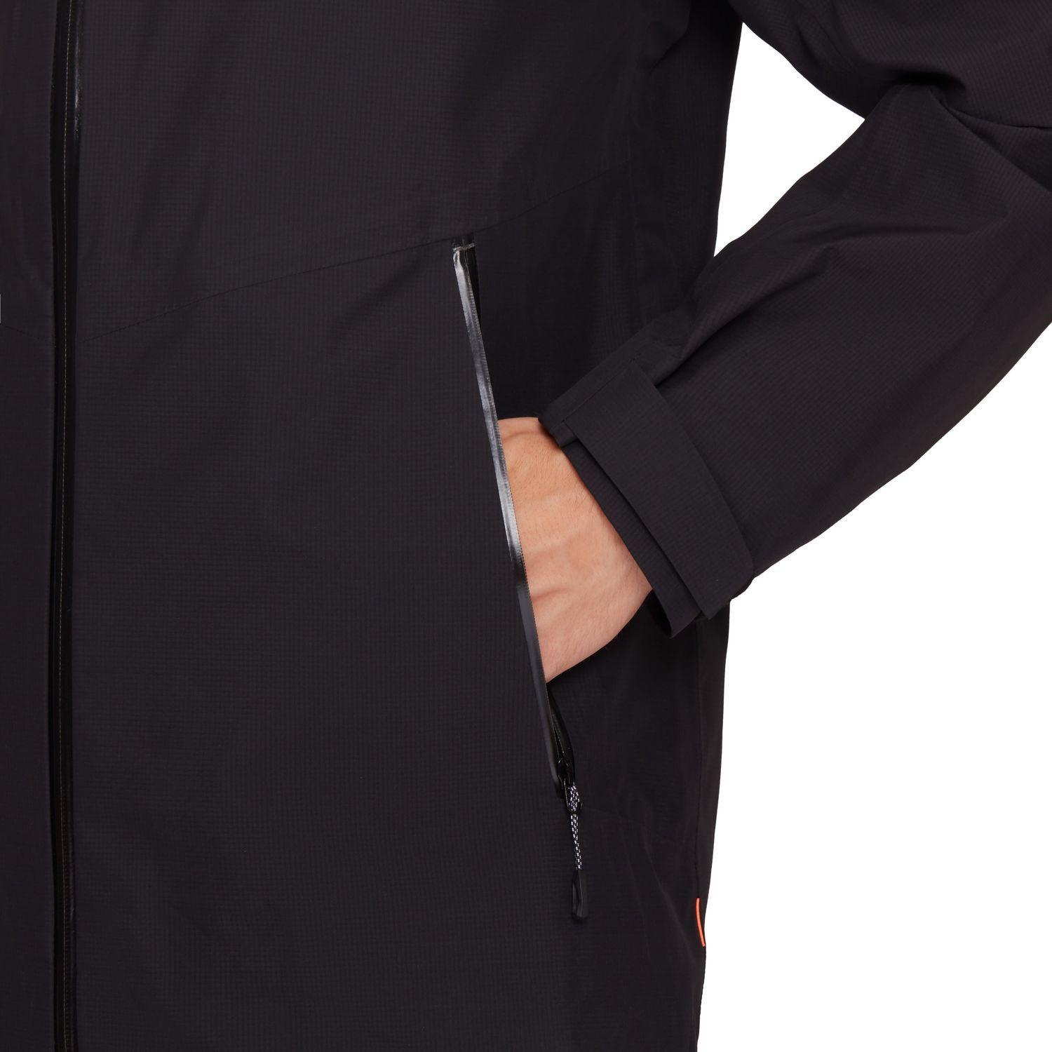 Chaqueta Mammut Hombre Alto Light Hs Hooded Negro-5