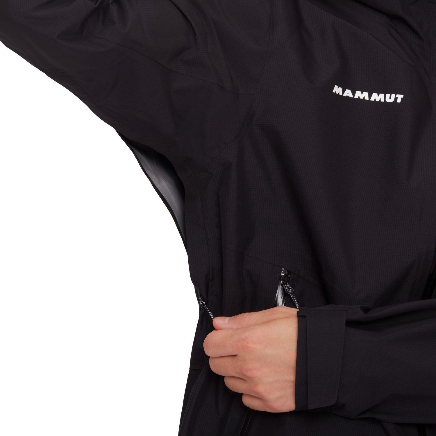 Chaqueta Mammut Hombre Alto Light Hs Hooded Negro-6