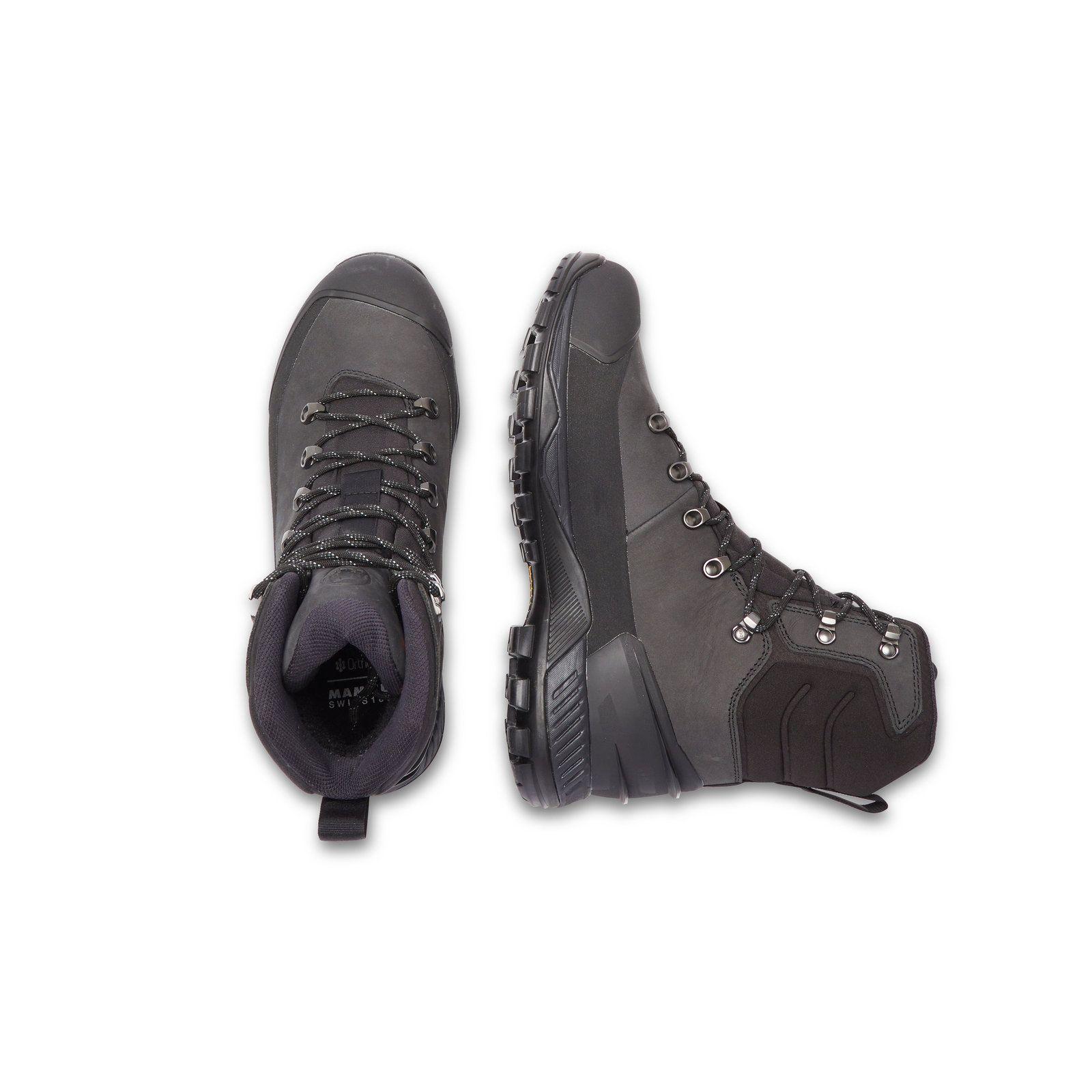 Zapato Mammut Hombre Blackfin Leather Gtx Negro-4
