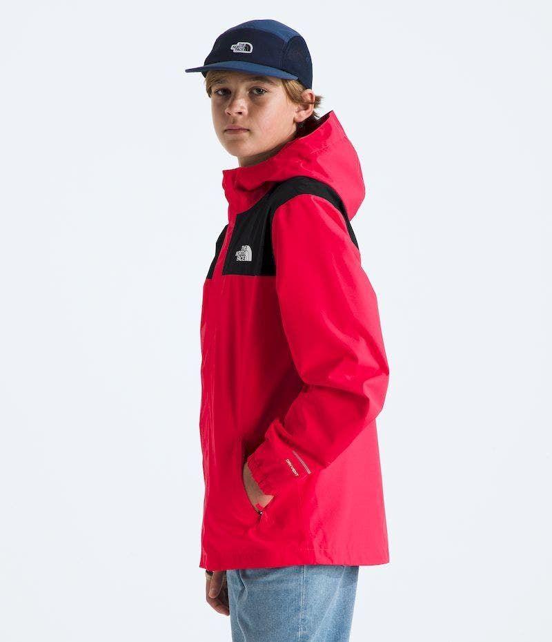 Chaqueta The North Face Niño Impermeable Antora Rain Rojo-3