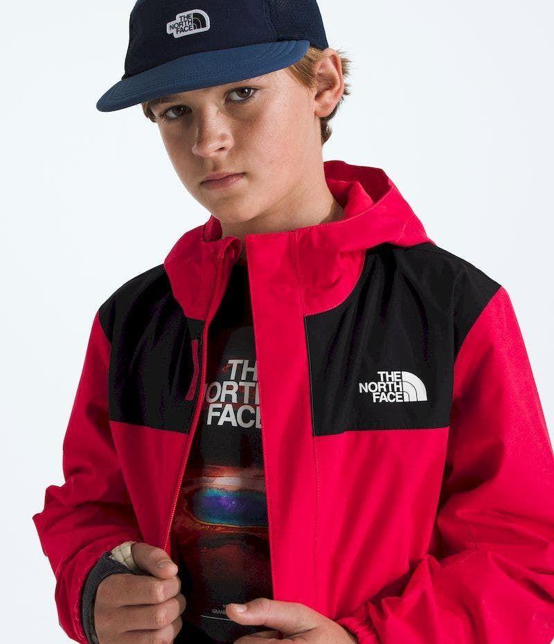 Chaqueta The North Face Niño Impermeable Antora Rain Rojo-4
