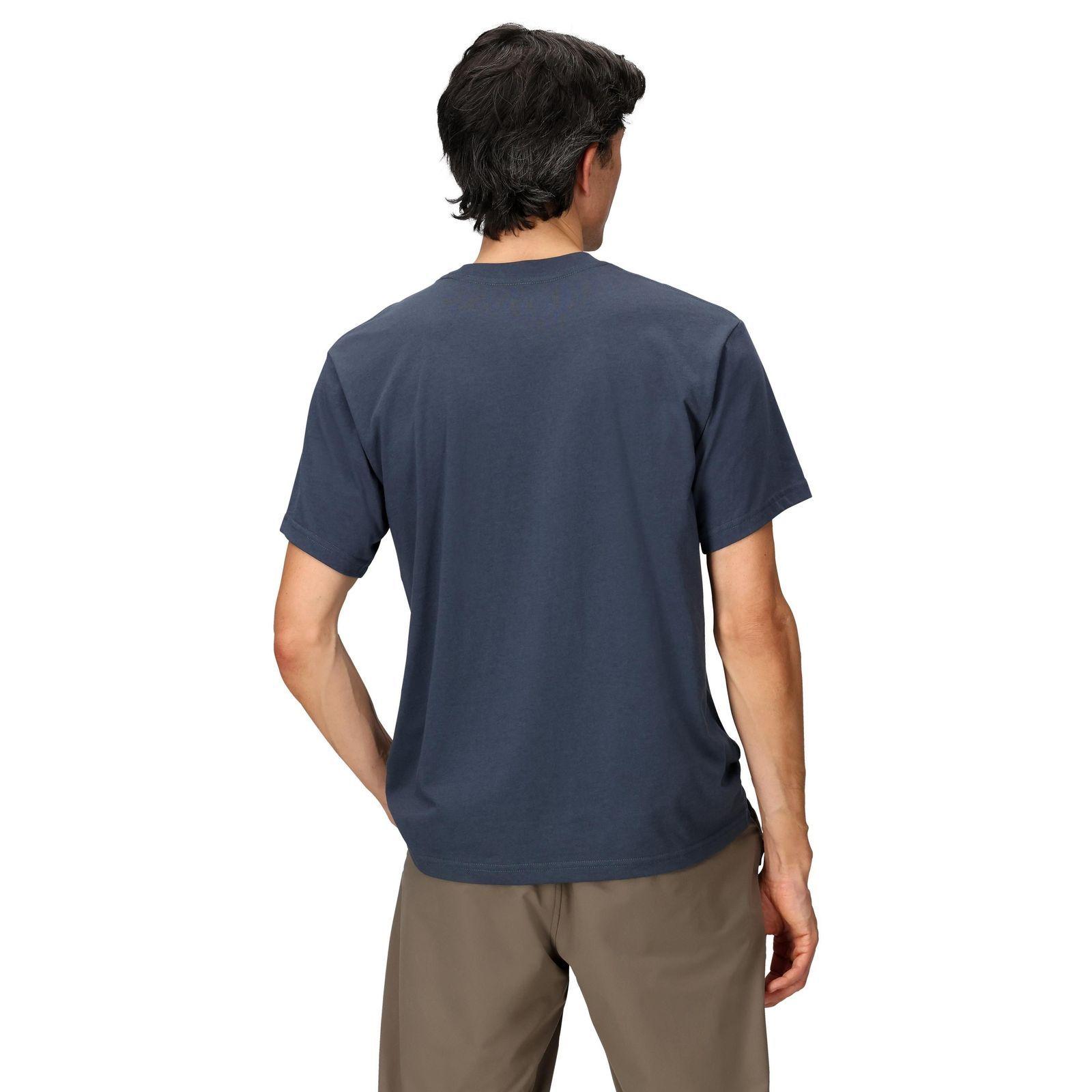 Polera Marmot Hombre Archive Tee Ss Azul-1