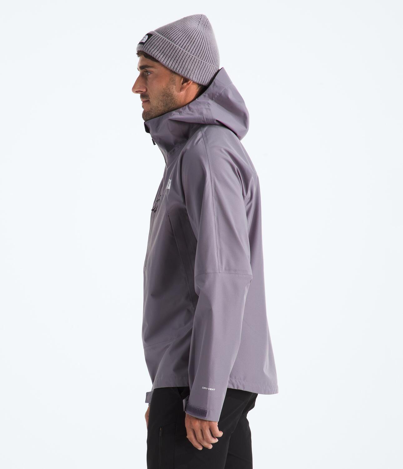 Chaqueta Impermeable Valley View Hombre Gris-3
