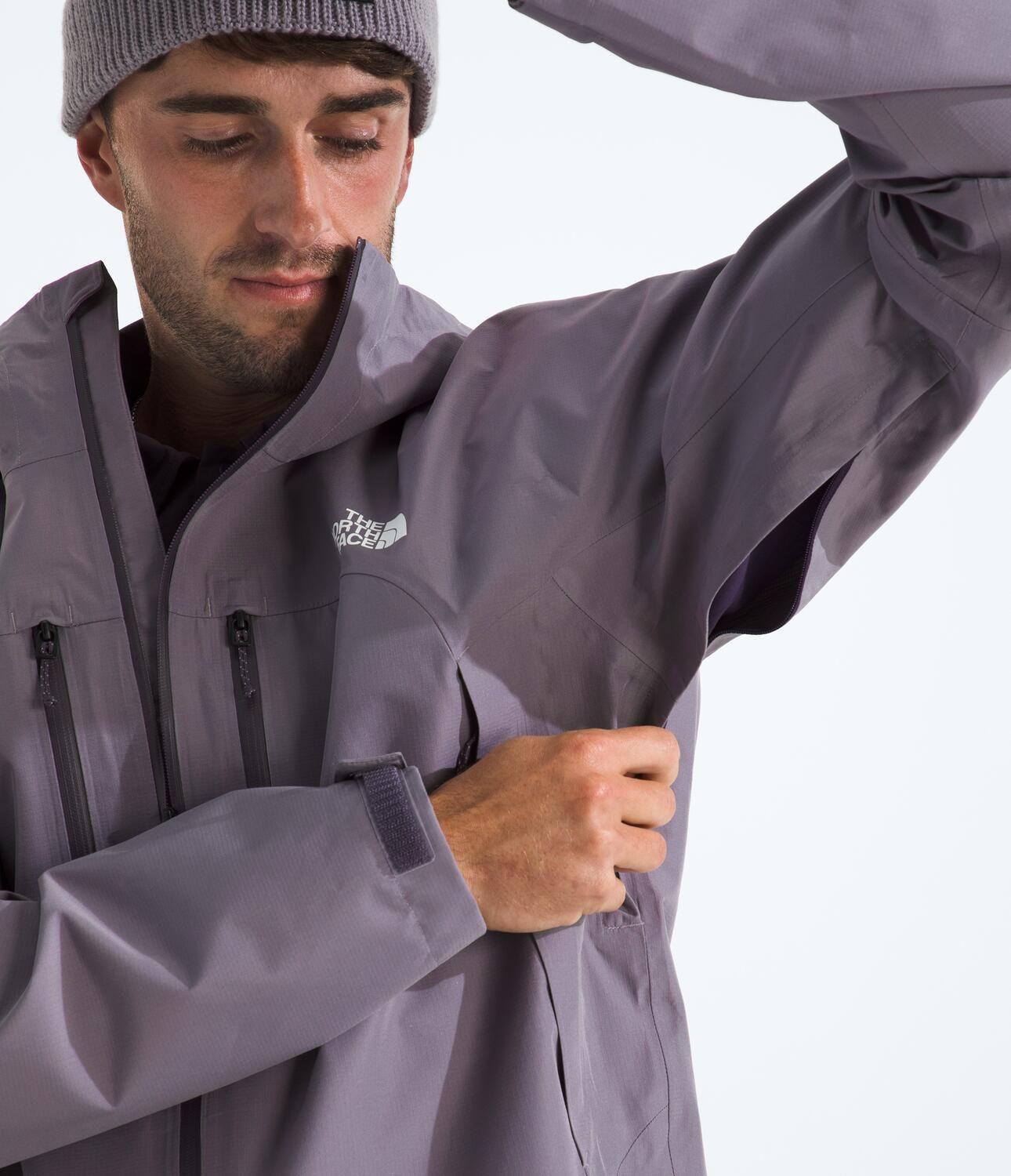 Chaqueta Impermeable Valley View Hombre Gris-4