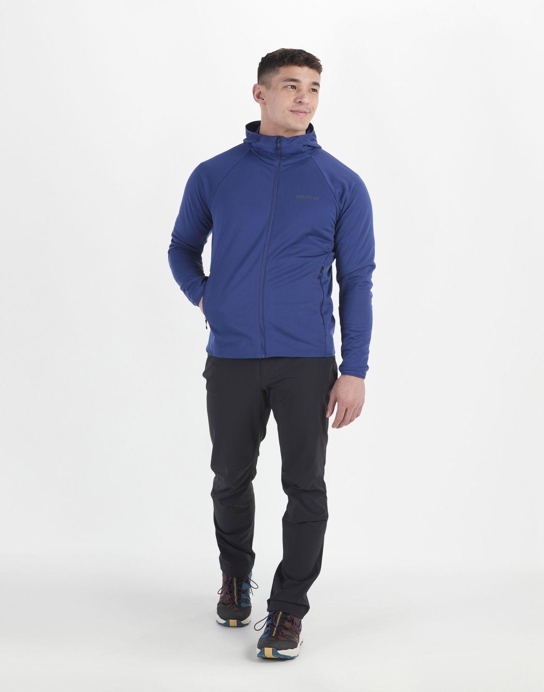 Polar Marmot Hombre Leconte Full Zip Hoody Azul-2