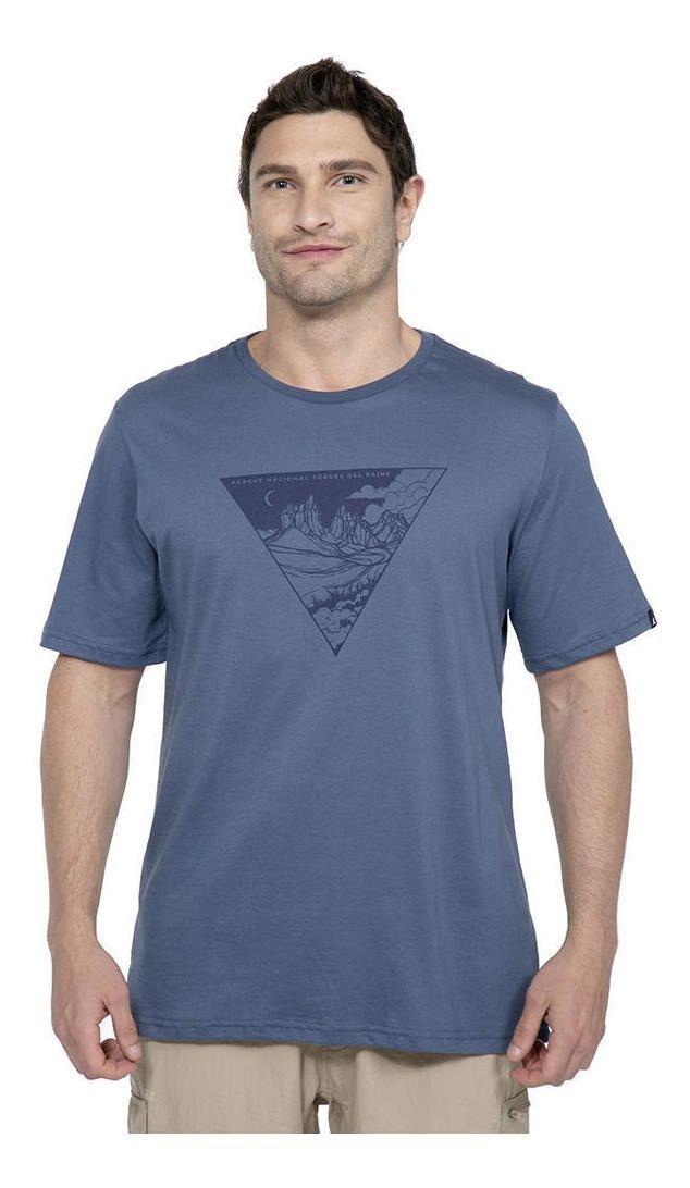 Polera Andesgear Hombre Torres Del Paine Azul Azul-0