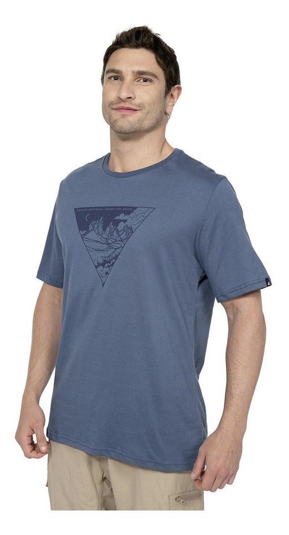 Polera Andesgear Hombre Torres Del Paine Azul Azul-1