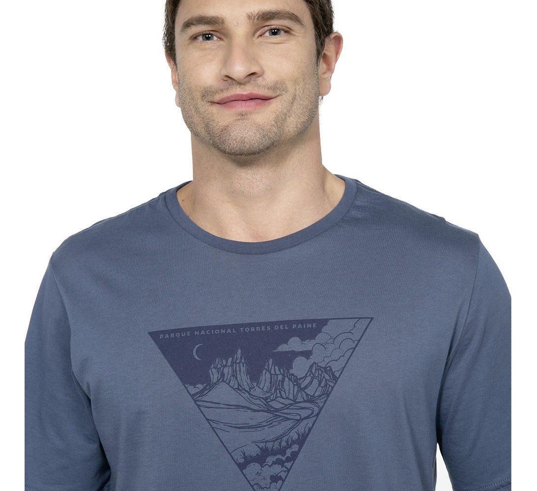 Polera Andesgear Hombre Torres Del Paine Azul Azul-3