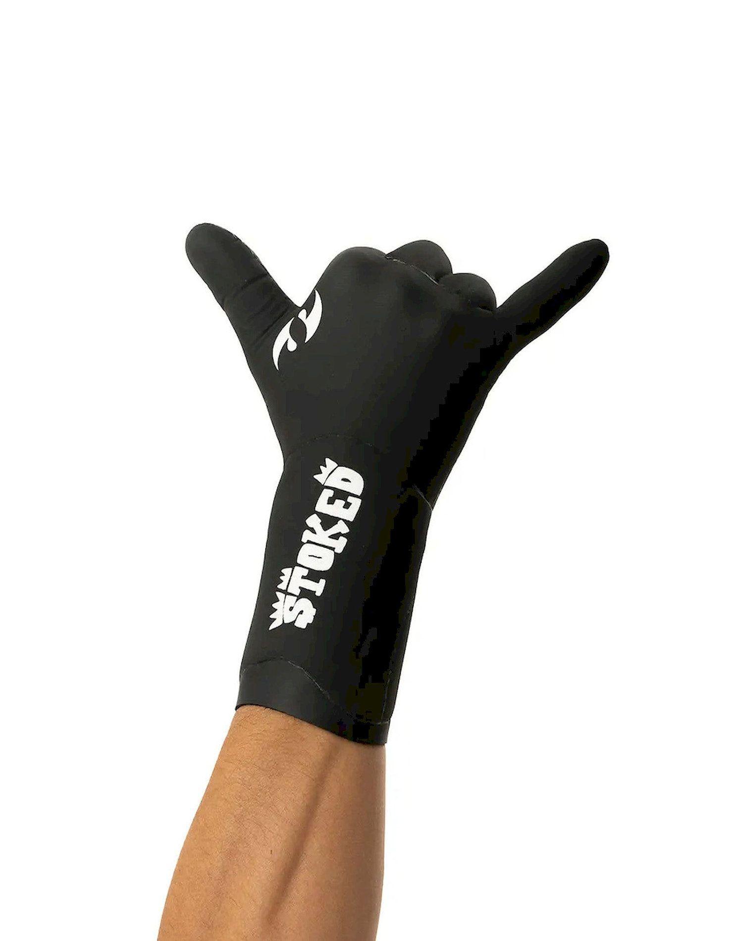 Guantes Stoked Unisex Neopreno Surf Eco Negro-2