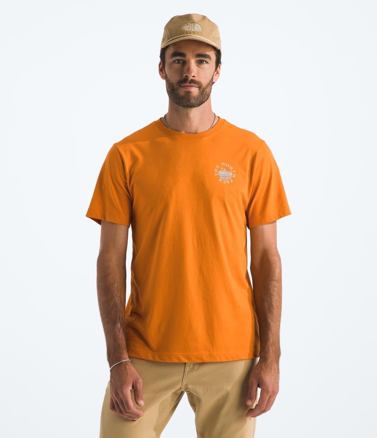 Polera Sunrise Escape Regular Short Sleeve Te Hombre Naranjo-1