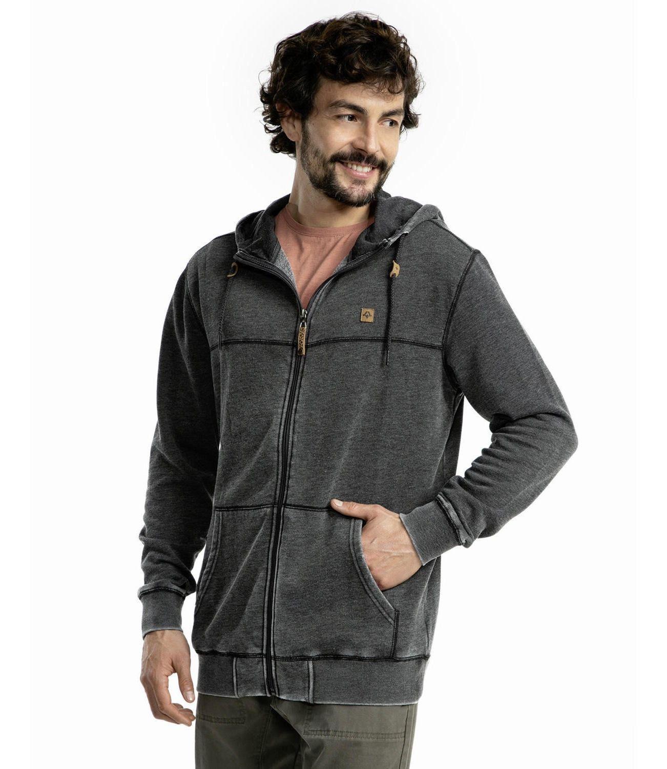 Polerón Kivül Hombre Koros Lavado Grafito-1
