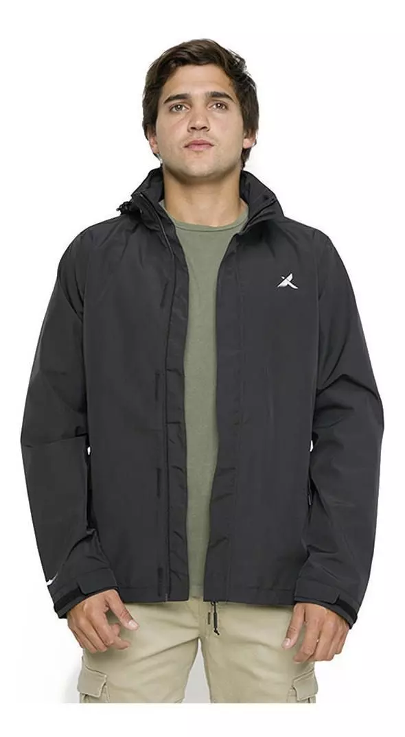 Chaqueta Andesgear Hombre Impermeable Pumalin Negro-0