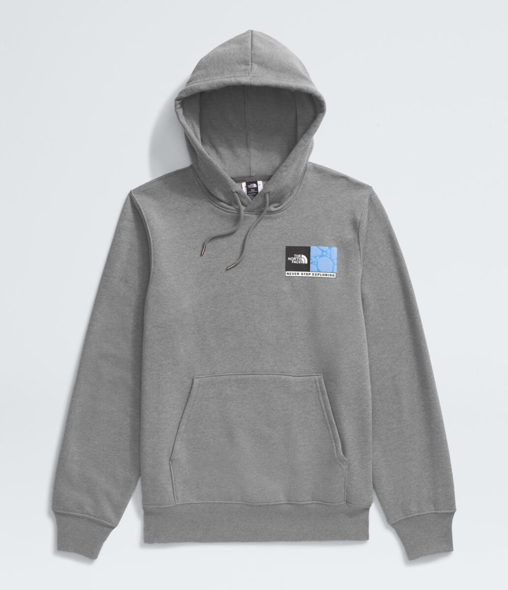 Poleron The North Face Hombre Crown Shyness Hoodie Gris-3